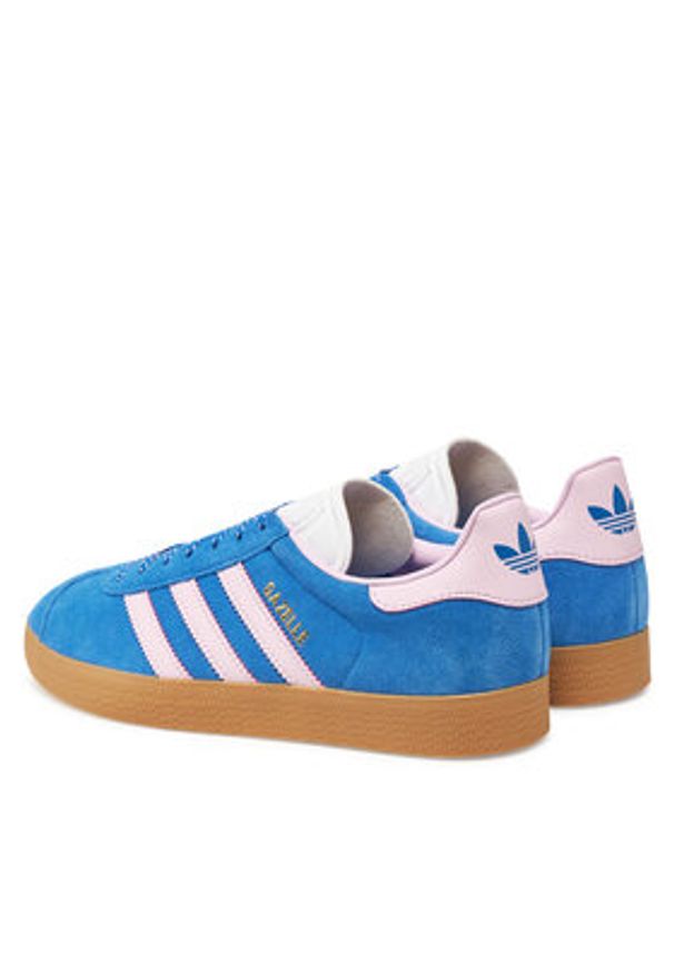 Adidas - adidas Sneakersy Gazelle JH7219 Niebieski. Kolor: niebieski. Materiał: zamsz, skóra. Model: Adidas Gazelle