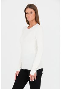 Guess - GUESS Beżowy damski cienki sweter. Kolor: beżowy #4