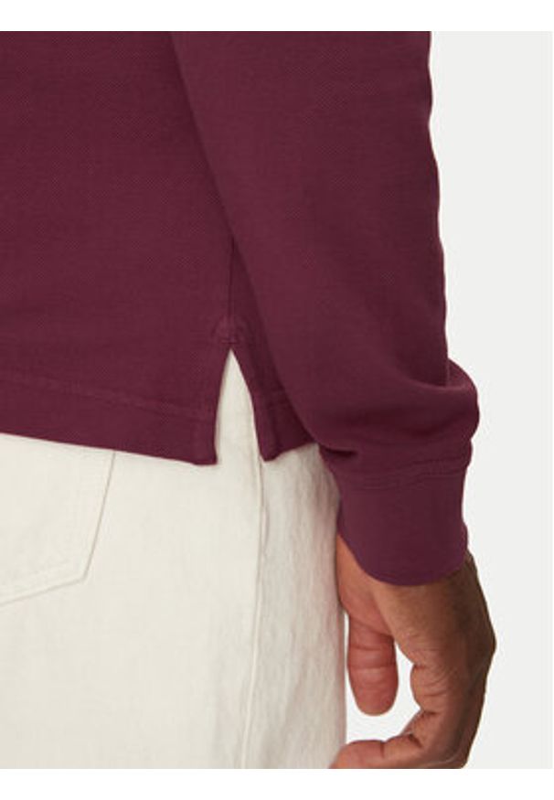 United Colors of Benetton - United Colors Of Benetton Polo 3089J3204 Bordowy Regular Fit. Typ kołnierza: polo. Kolor: czerwony. Materiał: bawełna