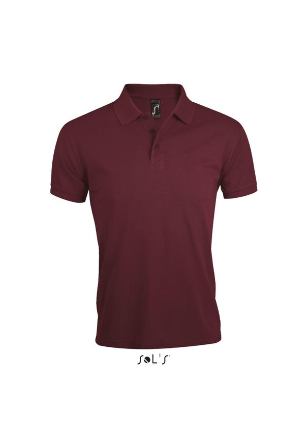 SOL'S - Polo Sol's Prime. Typ kołnierza: polo. Kolor: czerwony, wielokolorowy, brązowy. Materiał: poliester, bawełna