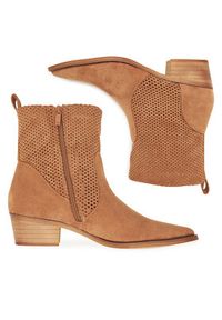 DeeZee Botki 3523-5 Brązowy. Kolor: brązowy. Materiał: materiał #4