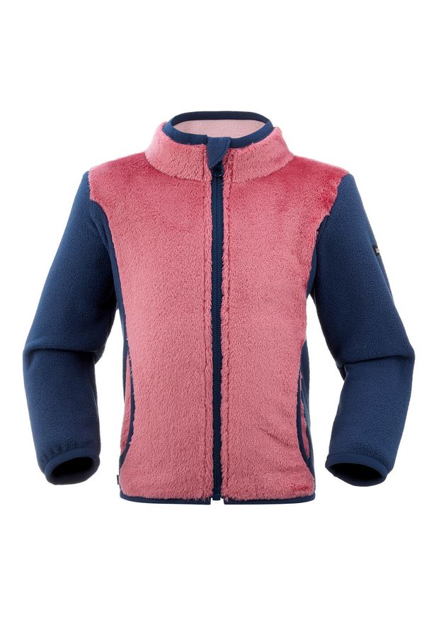 WEDZE - Bluza narciarska / na sanki dla dzieci Wedze Midwarm. Kolor: wielokolorowy, różowy, niebieski. Materiał: materiał, poliester. Sport: narciarstwo