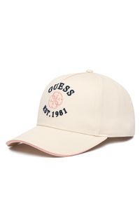 Guess Czapka z daszkiem V6RZ03 WO07T Beżowy. Kolor: beżowy. Materiał: bawełna #1