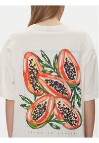 Vero Moda T-Shirt Taz Hailey 10337839 Biały Regular Fit. Kolor: biały. Materiał: bawełna