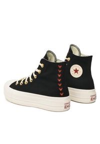 Converse Trampki Ctas Lift Hi A05138C Czarny. Kolor: czarny. Materiał: materiał #3