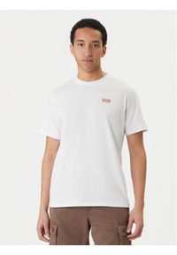 Hunter T-Shirt Essentials HARM0085252 Biały Regular Fit. Kolor: biały. Materiał: bawełna #1