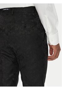 Karl Lagerfeld - KARL LAGERFELD Spodnie garniturowe 255002 553038 Czarny Slim Fit. Kolor: czarny. Materiał: syntetyk #3