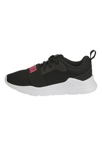Buty dla dzieci Puma Wired Run PS. Okazja: na co dzień. Kolor: czarny. Materiał: guma, materiał, tkanina, syntetyk. Sport: bieganie