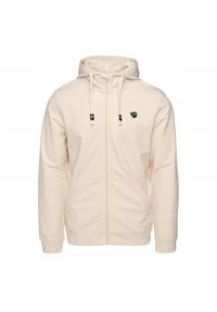 Iguana - Męska Bluza Z Kapturem Jua Full Zip. Typ kołnierza: kaptur. Kolor: beżowy. Styl: sportowy #1
