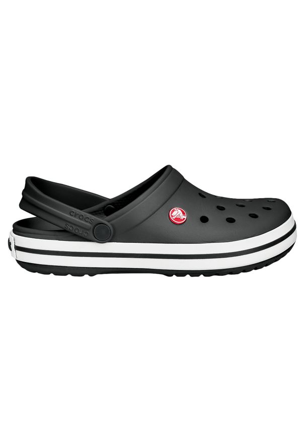 Chodaki Crocs Crocband. Kolor: czarny, wielokolorowy, biały. Materiał: syntetyk, materiał. Styl: sportowy