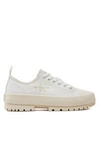 Calvin Klein Jeans Trampki Lugged Hybrid Laceup Ml Mtr YW0YW01505 Biały. Kolor: biały. Materiał: materiał