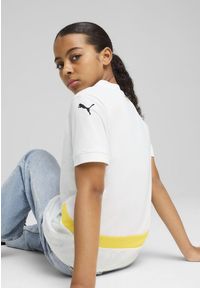 Puma - Młodzieżowa koszulka domowa Ghana 2025 PUMA White Pelé Yellow. Kolor: biały, żółty, wielokolorowy