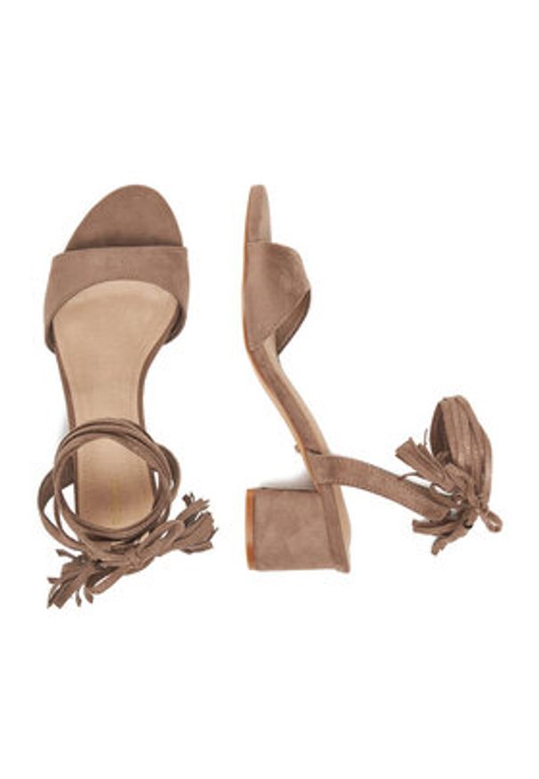 DeeZee Sandały F1356112-1 Brązowy. Kolor: brązowy. Materiał: materiał