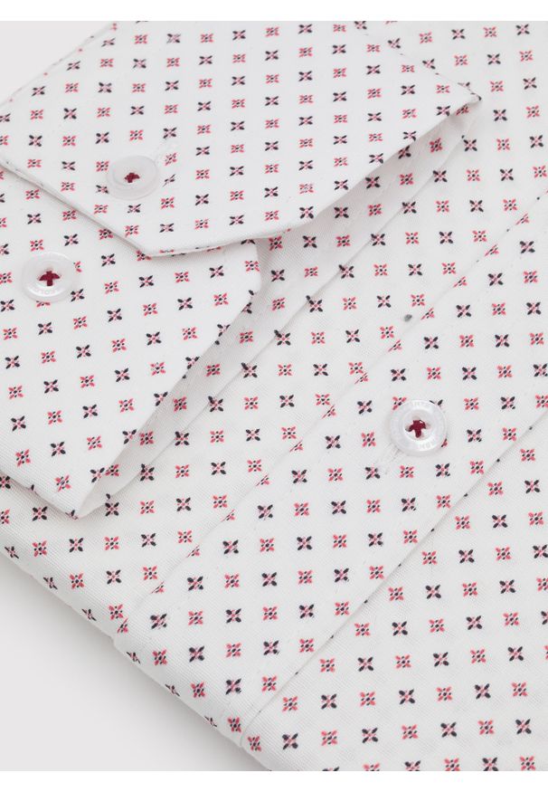 Pako Lorente - PAKO LORENTE – Koszula męska w mikrowzór. Materiał: bawełna, elastan. Długość rękawa: długi rękaw. Długość: długie