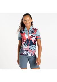 DARE 2B - Bluza turystyczna dziecięca Speed Up. Kolor: niebieski, turkusowy, wielokolorowy. Materiał: poliester. Sport: turystyka piesza