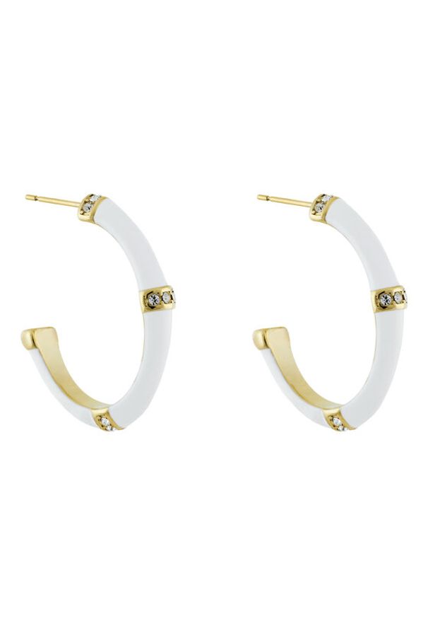 Guess Kolczyki JUBE05 156JW Złoty. Materiał: metalowe. Kolor: złoty