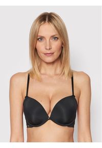 SELMARK - Selmark Biustonosz push-up Etna 10529 Czarny. Kolor: czarny. Materiał: syntetyk. Rodzaj stanika: push-up #1