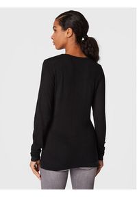 ICHI Sweter Mafa 20102553 Czarny Slim Fit. Kolor: czarny. Materiał: wiskoza #2