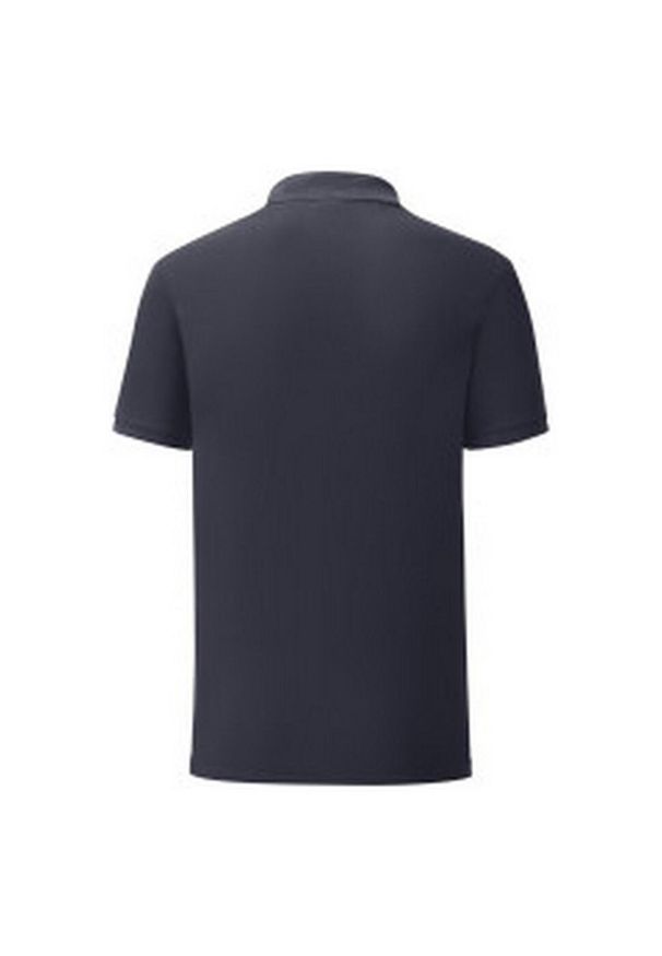 FRUIT OF THE LOOM - Koszulka Polo Męska Iconic. Typ kołnierza: polo. Kolor: niebieski