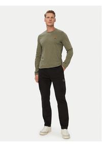 Aeronautica Militare Longsleeve 262TS2390UJ00372 Zielony Regular Fit. Kolor: zielony. Materiał: bawełna. Długość rękawa: długi rękaw #4