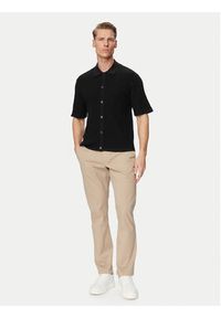 Jack & Jones Koszula Montauk 12293584 Czarny Relaxed Fit. Kolor: czarny. Materiał: bawełna #3