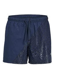 Jack & Jones Szorty kąpielowe Maui Splash 12291491 Granatowy Regular Fit. Kolor: niebieski. Materiał: syntetyk #2