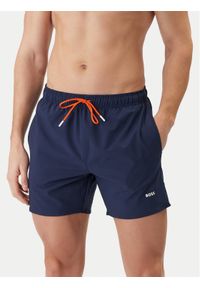 BOSS Szorty kąpielowe Tio 50491601 Granatowy Regular Fit. Kolor: niebieski. Materiał: syntetyk #1