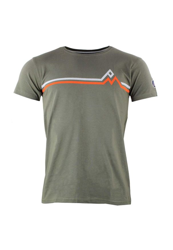 PEAK MOUNTAIN - T-shirt Peak Mountain Casa. Kolor: zielony