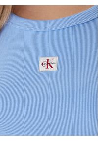 Calvin Klein Jeans T-Shirt LV047C200G Niebieski Regular Fit. Kolor: niebieski. Materiał: bawełna #3