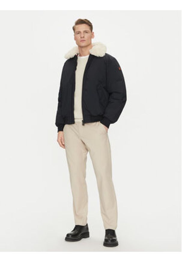 Save The Duck Kurtka bomber D31959M COFY19 Czarny Regular Fit. Kolor: czarny. Materiał: syntetyk