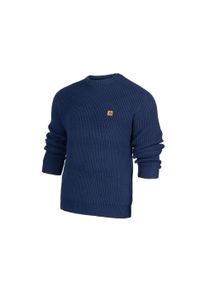 Bergson - Sweter męski SAILOR. Okazja: na co dzień. Kolor: niebieski. Styl: casual