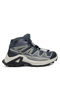 salomon - Trekkingi Salomon. Kolor: niebieski. Technologia: Gore-Tex. Sport: turystyka piesza #1