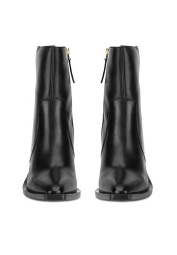 Gino Rossi Botki WGA3323-1Z Czarny. Kolor: czarny. Materiał: skóra