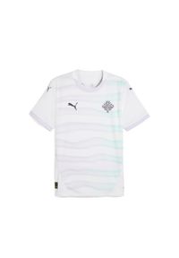 Puma - Męska koszulka wyjazdowa reprezentacji Islandii kobiet 2025 PUMA. Kolor: niebieski, wielokolorowy, biały. Sport: piłka nożna #1