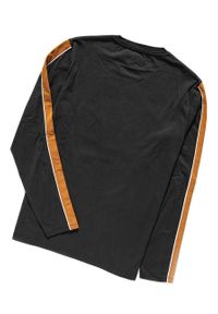 Wrangler - LONGSLEEVE WRANGLER LS SEASONAL LOGO TEE FADED BLACK W7B98FGV6 112131574. Długość rękawa: długi rękaw. Wzór: nadruk #3