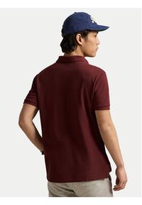 Polo Ralph Lauren Polo 710534735460 Bordowy Regular Fit. Typ kołnierza: polo. Kolor: czerwony. Materiał: bawełna #5