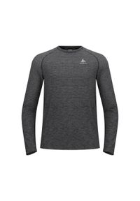 Koszulka z długim rękawem do biegania męska Odlo ESSENTIAL SEAMLESS. Kolor: szary. Długość rękawa: długi rękaw. Długość: długie. Sport: bieganie #1