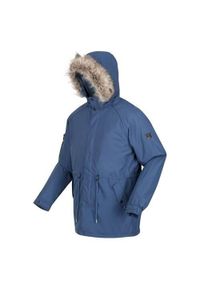 Kurtka uniwersalna męska Regatta Winterparka Salinger Iii. Typ kołnierza: kaptur. Kolor: niebieski. Materiał: syntetyk. Sport: turystyka piesza #1