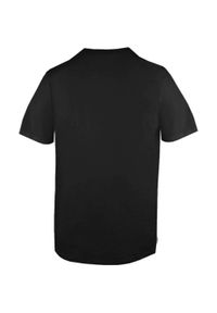 Koszulka Męska (T-Shirt) - Pako Jeans - Czarna, Dekolt U-Neck (Okrągły). Okazja: na co dzień. Kolor: czarny. Materiał: bawełna. Styl: casual