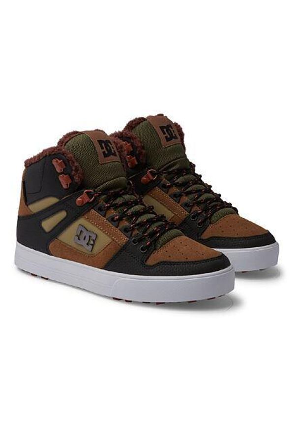 DC Shoes - Buty męskie DC Pure High-Top. Kolor: brązowy