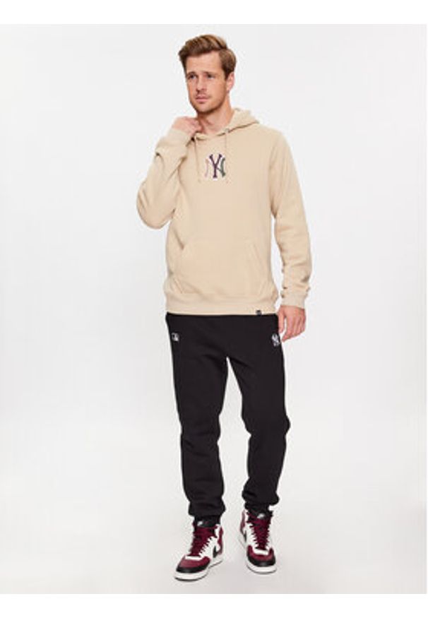 47 Brand Bluza New York Yankees BB017PMHKIU600894KH Khaki Regular Fit. Kolor: brązowy. Materiał: bawełna