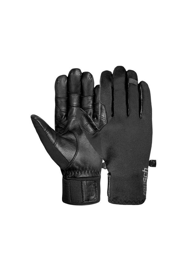 Rękawice Reusch Track-X TOUCH-TEC. Kolor: czarny. Sezon: zima. Sport: narciarstwo