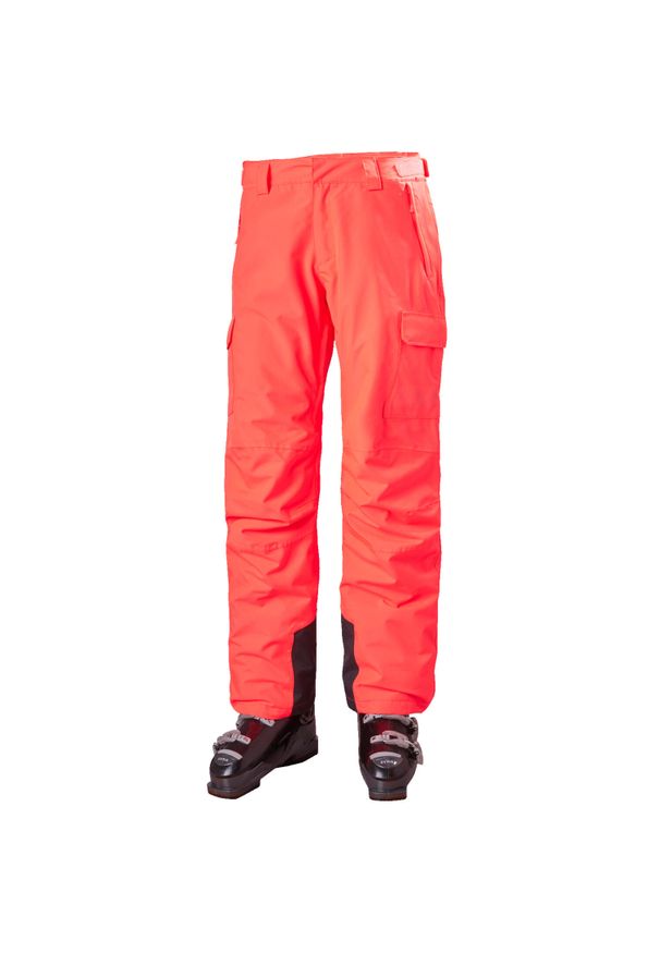 Spodnie narciarskie cargo damskie Helly Hansen switch insulated. Kolor: czerwony, pomarańczowy, różowy, wielokolorowy. Sezon: zima. Sport: narciarstwo