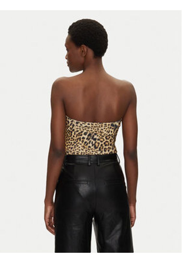 NORMA KAMALI Body Mio KK324XPL300656 Brązowy Slim Fit. Kolor: brązowy. Materiał: syntetyk