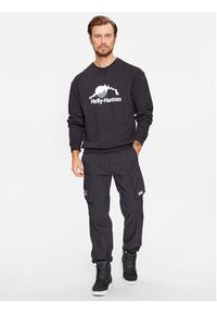 Helly Hansen Bluza Yu Crew Sweater 2.0 53891 Czarny Regular Fit. Kolor: czarny. Materiał: bawełna #4