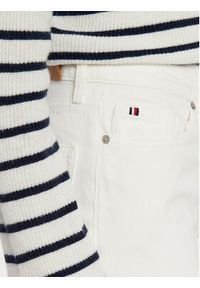 TOMMY HILFIGER - Tommy Hilfiger Kuloty WW0WW44330 Biały Regular Fit. Kolor: biały. Materiał: bawełna #5