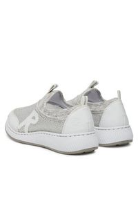 Rieker Sneakersy N5554-81 Biały. Kolor: biały. Materiał: materiał #4