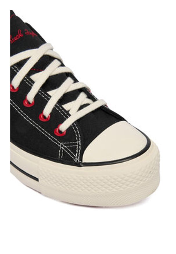 Converse Trampki Chuck Taylor All Star Lift Platform Hearts A19059C Czarny. Kolor: czarny. Materiał: materiał. Obcas: na platformie