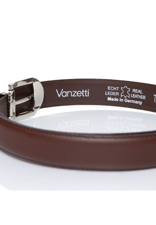 Vanzetti - VANZETTI PASEK SKÓRZANY SOPO-VAN828 680 30mm Ledergürtel RO 2523A. Materiał: skóra. Wzór: paski. Styl: klasyczny