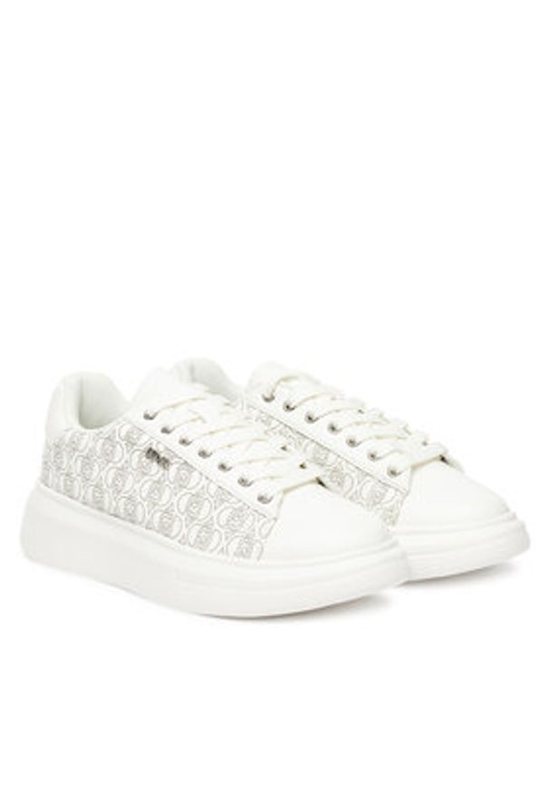 Liu Jo Sneakersy Babol 01 BF5059 EX323 Biały. Kolor: biały. Materiał: skóra
